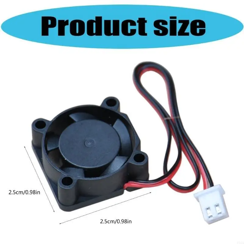 2510 Micro Fan DC5V 12V 24V Filming sem escova para refrigeração aprimorada dispositivos placa gráfica 193a