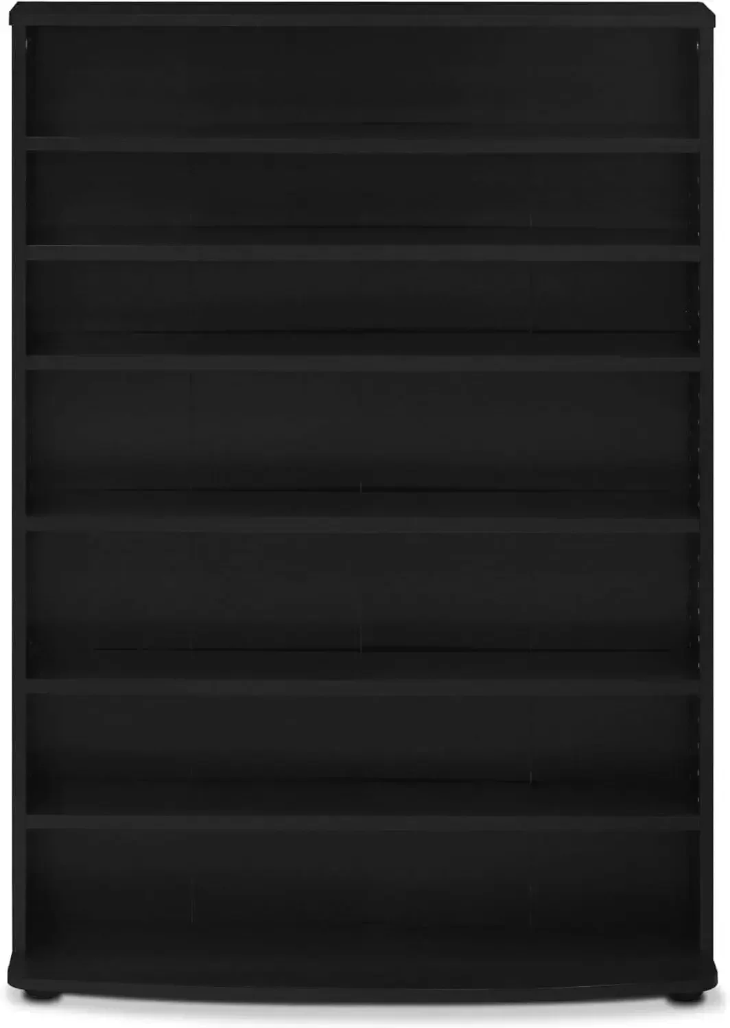 Multimedia Storage Tower - Adjustable Shelves for DVDs, CDs & Games Espresso/6 Tier