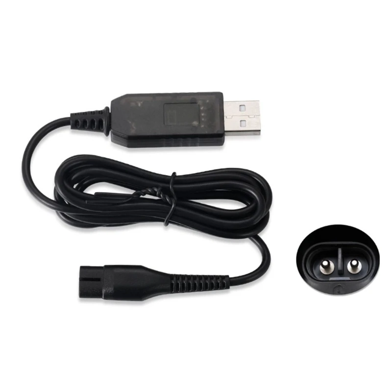 A00390 Cavo del caricabatterie Adattatore USB Lin Ricarica per auto A00390 S301 310 per rasoi elettrici RQ310 RQ311 RQ312 RQ320