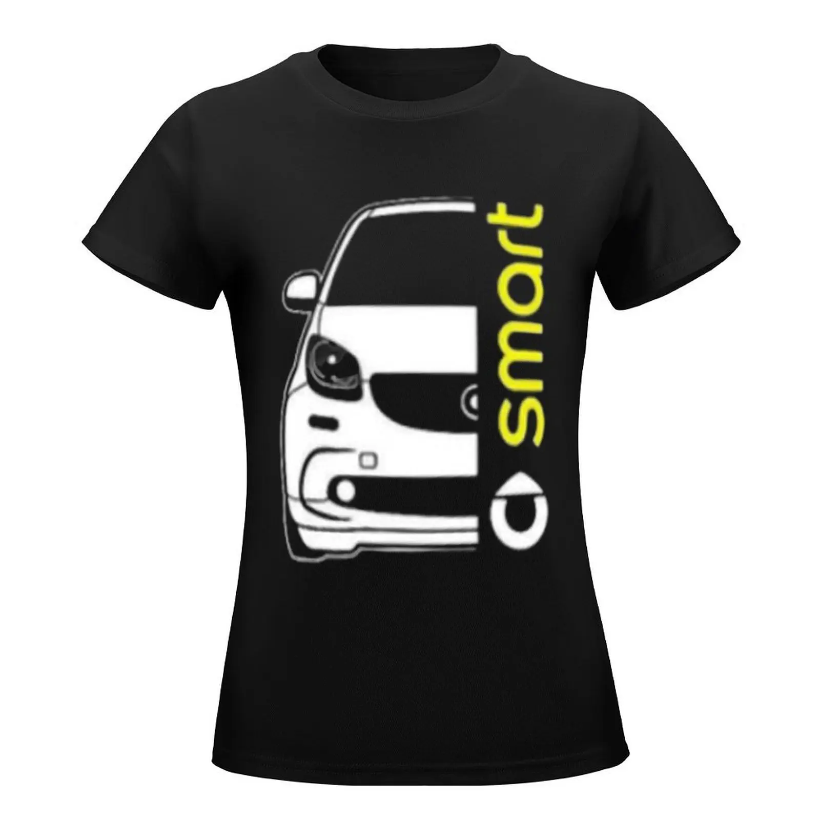 smart fortwo car Classic T-Shirt summer clothes summer top heavyweights woman t shirt