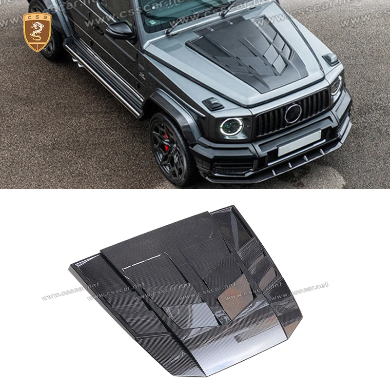 

For Benz W464A/W463A 2018 2019 2020 2021 2022 2023 2024 Chel Style Car Front Bumper Engine Bonnet Air Intake Cover Hood