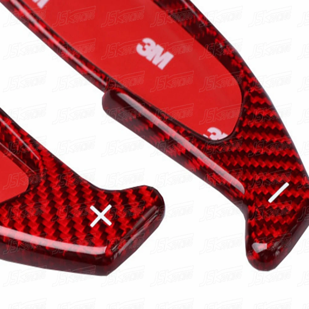 Black/Red Carbon Fiber Shift Paddles For Benz C-Class W204 C63 2008-2014(JSKMBCC08056/JSKMBCC08057)