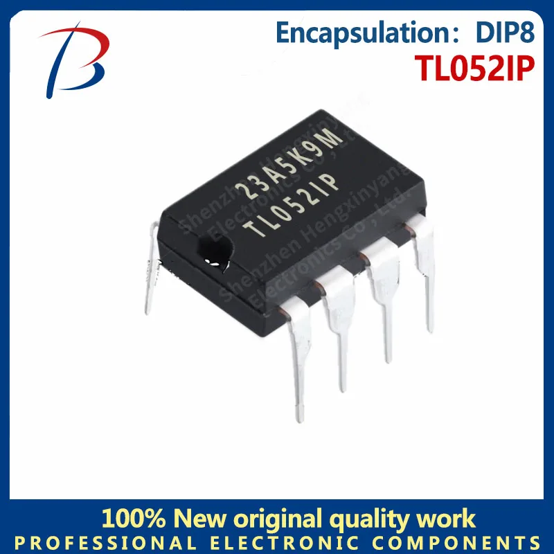 5PCS TL052IP input operational amplifiers are plugged into DIP8