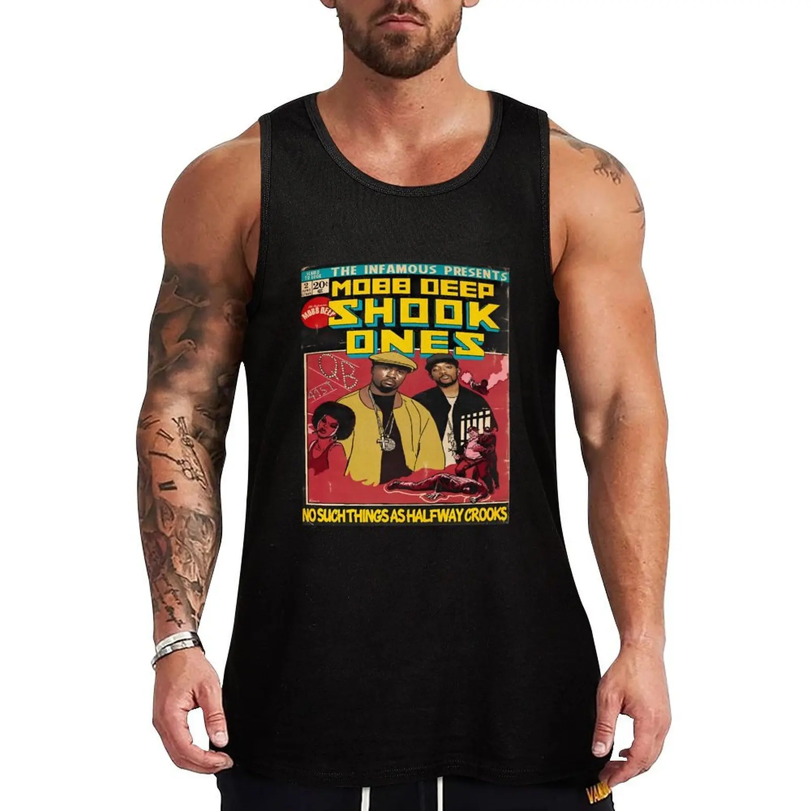 

MOBB DEEP \t Tank Top Anti Odor Tank Top Moisture Wicking Workout Shirt