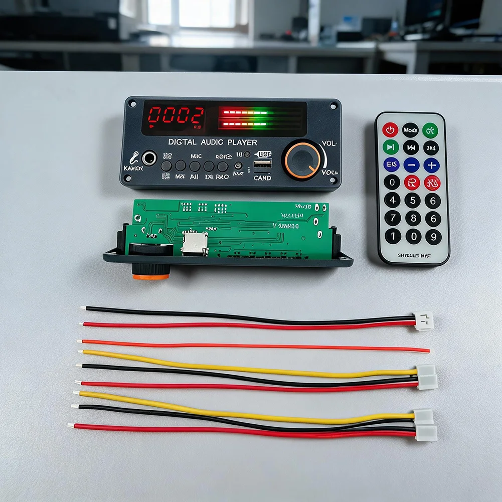 D189BT Audio Decoder Board for USB Device and TF Card Audio Playback FM Radio Tuner Recording Function for Speakers