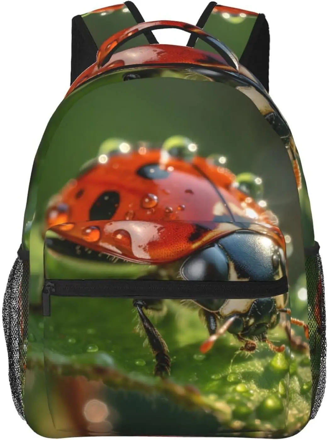 

Забавный легкий рюкзак для ноутбука с милыми божьими коровками, легкий многоцелевой дорожный повседневный рюкзак унисекс, студенческие рюкзаки для мужчин