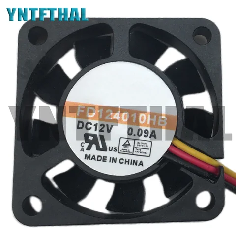 새로운 FD 124010 HB DC12V 0.09A 2라인 냉각팬 Best5