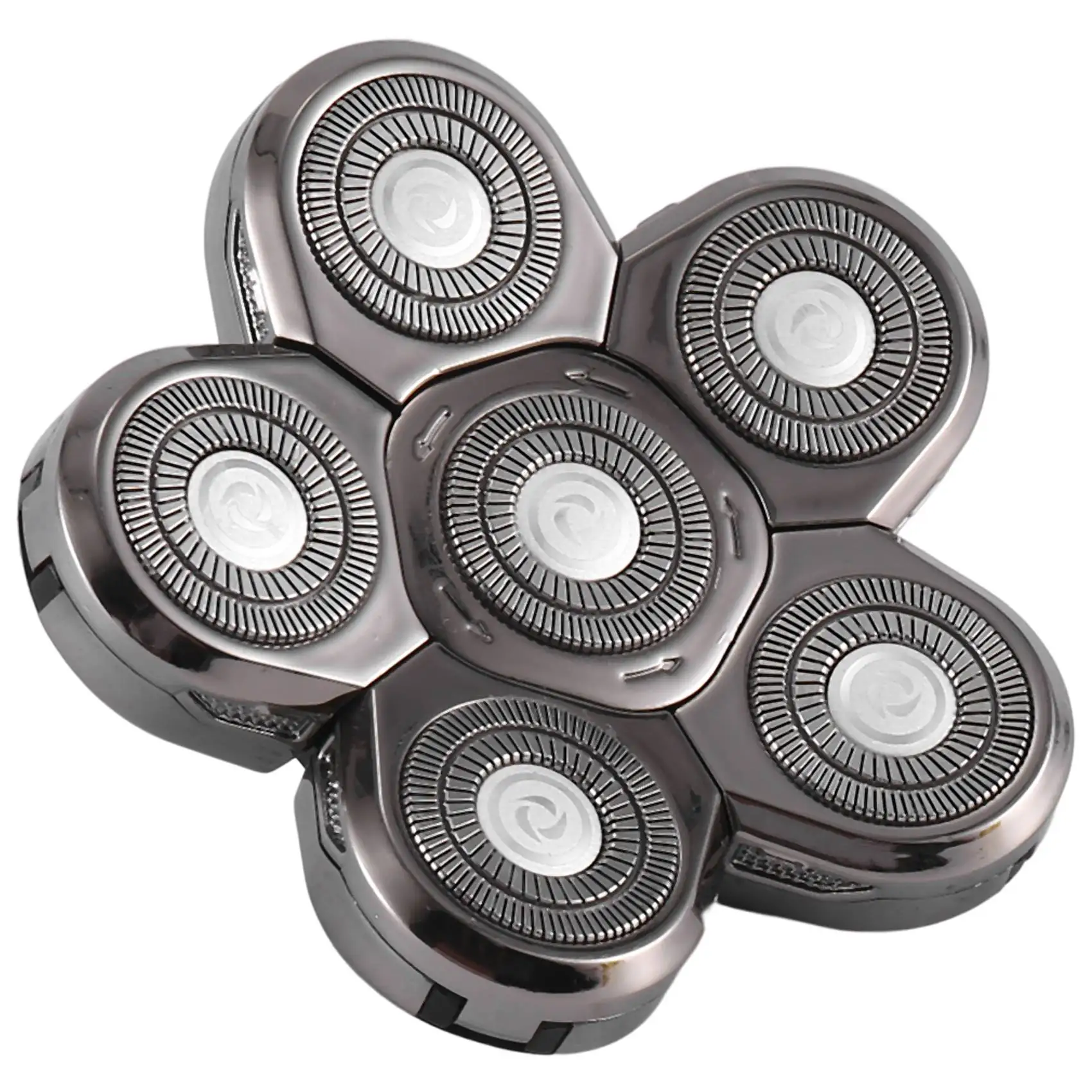 B92a cabeças de barbeador elétrico masculino lâmina de barbear elétrica cabeça de substituição 6 lâminas cabeça barbeador substituição careca como mostrado