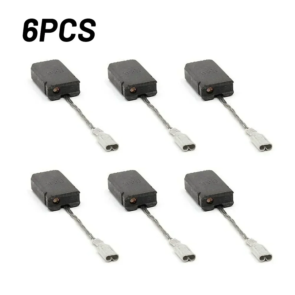 6Pcs Motor Carbon Brushes Replacement For Bosch GWS 1000/1100/1400/10/11/14/15-125 5mmX10mmX17mm Carbon Brush Power Tools Parts