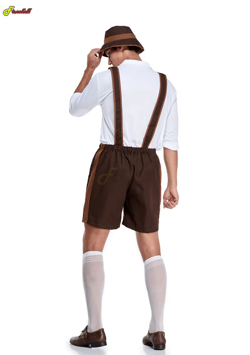 Halloween Oktoberfest Costume Cosplay Lederhosen bavarese Octoberfest Beer Festival costumi Cosplay per bambini ragazzi Costume da birra