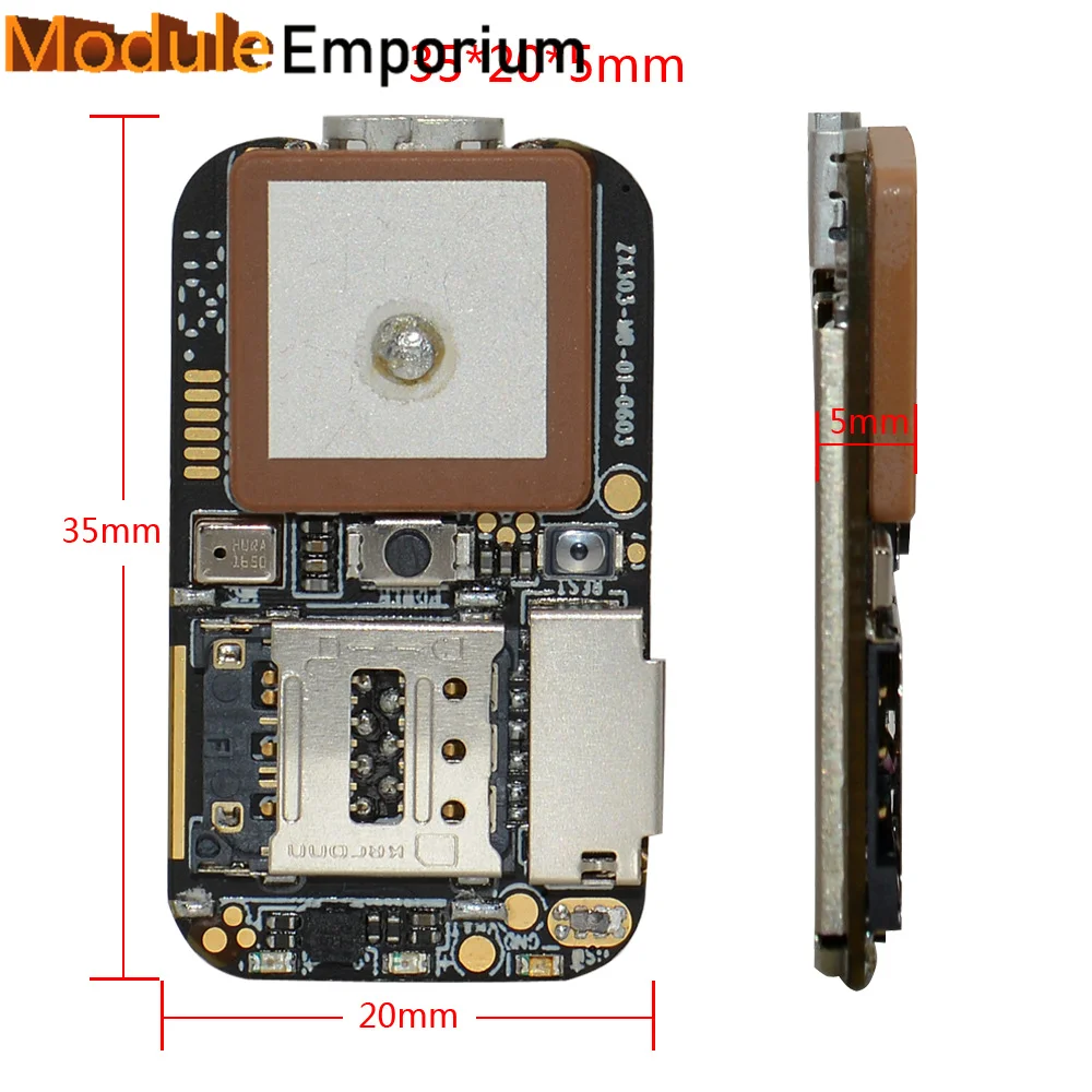 mini 2G GSM GPS PCB board ZX303,support GPS+Wifi+LBS+SMS tracking system vehicle gps tracker