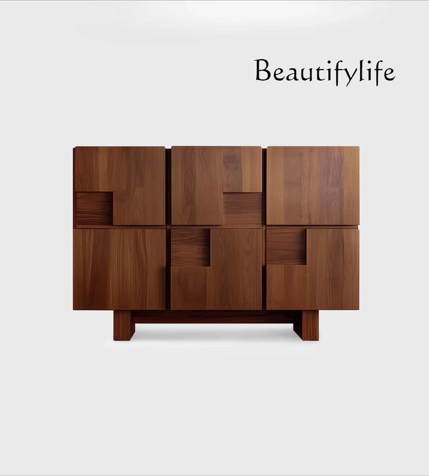 

Home Solid Wood Entrance Cabinet Modern Living Room Edge Cabinet Medieval Bedroom Storage Locker