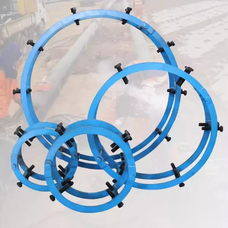Bilateral top wire counterpart pipe, external welding counterpart steel pipe, fixed pipe clamp pipe counterpart artifact