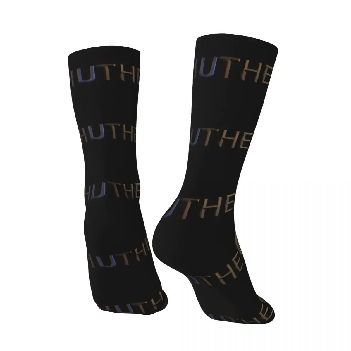 Retro Fans Men's compression Socks Unisex T-The Hu Harajuku Seamless Printed Novelty Crew Sock