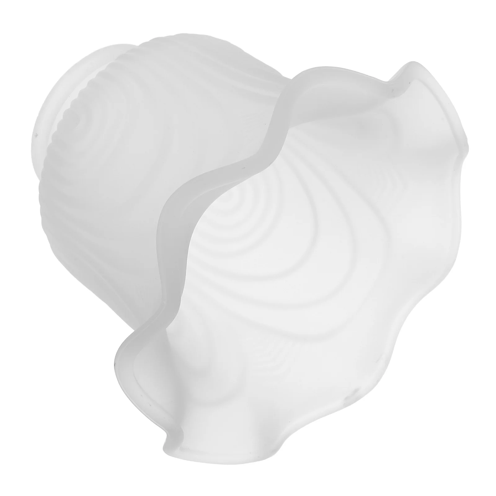 

43Mm Glass Lamp Shade White Flower Shaped Hanging Light Cover for Ceiling Lights Modern Pendant Shade Replacement Dining Room