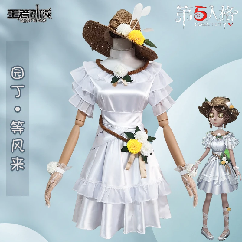 Identity V Cosplay Costume Gardener Emma Woods Costume Cosplay Sweetie Lolita Dress Party Daily Dress Costume Full Set