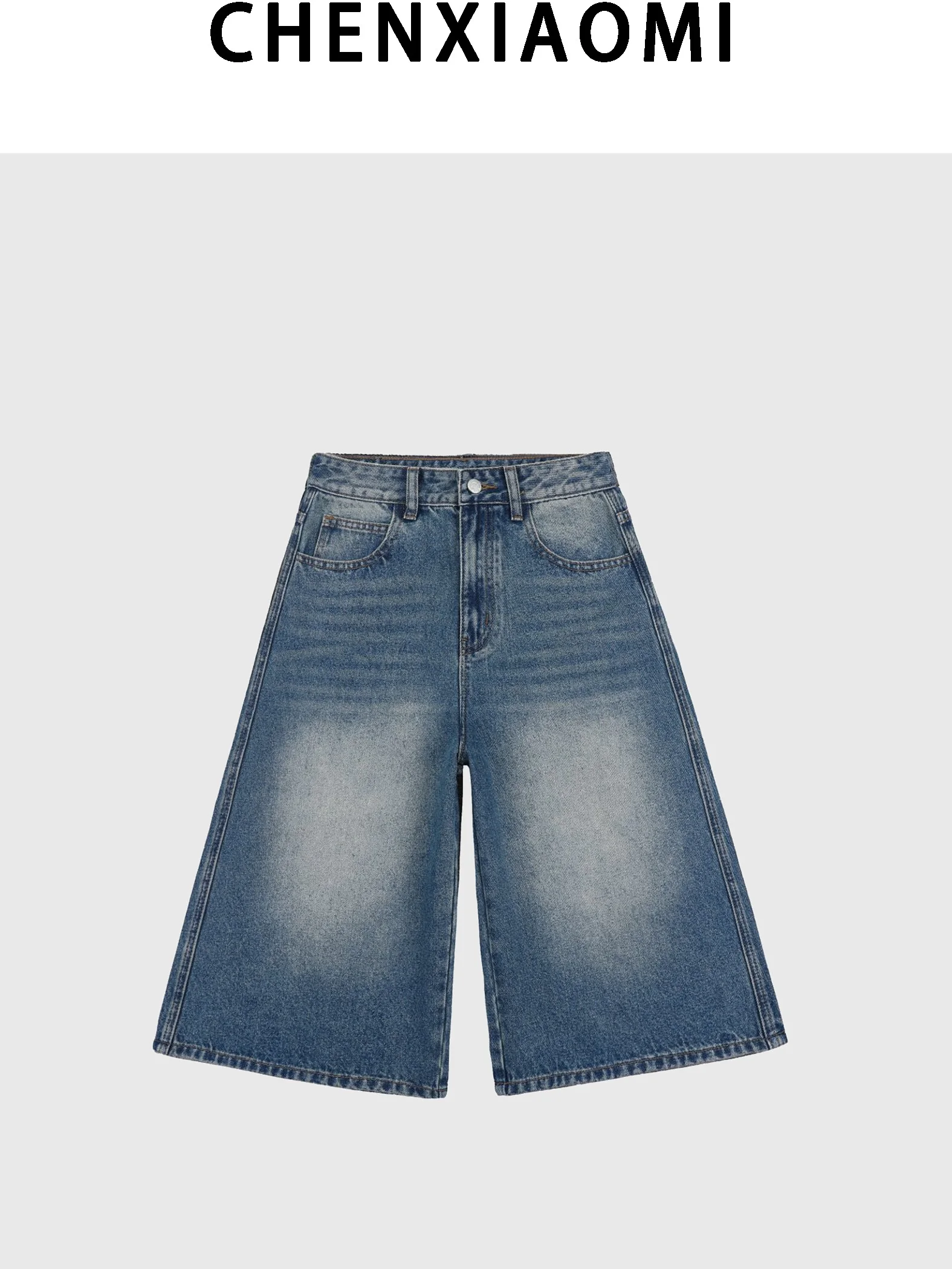 

Lazy Loose Fit High Waist Wide Leg Jeans Non-Stretch Cotton Spring Summer Autumn Women's Fashion High Waist Button Closure