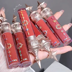 2024 New Moisturizing Lip stain Mirror Lip Gloss Set Glass Glow Matte Lip tint Lipstick Star Cosmetics