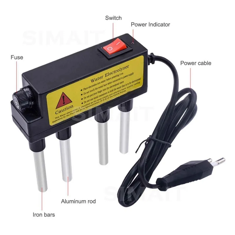 EU/US Electrolyzer Water Quality Detector for Tap Water Tester, Household Water Purification Monitoring
