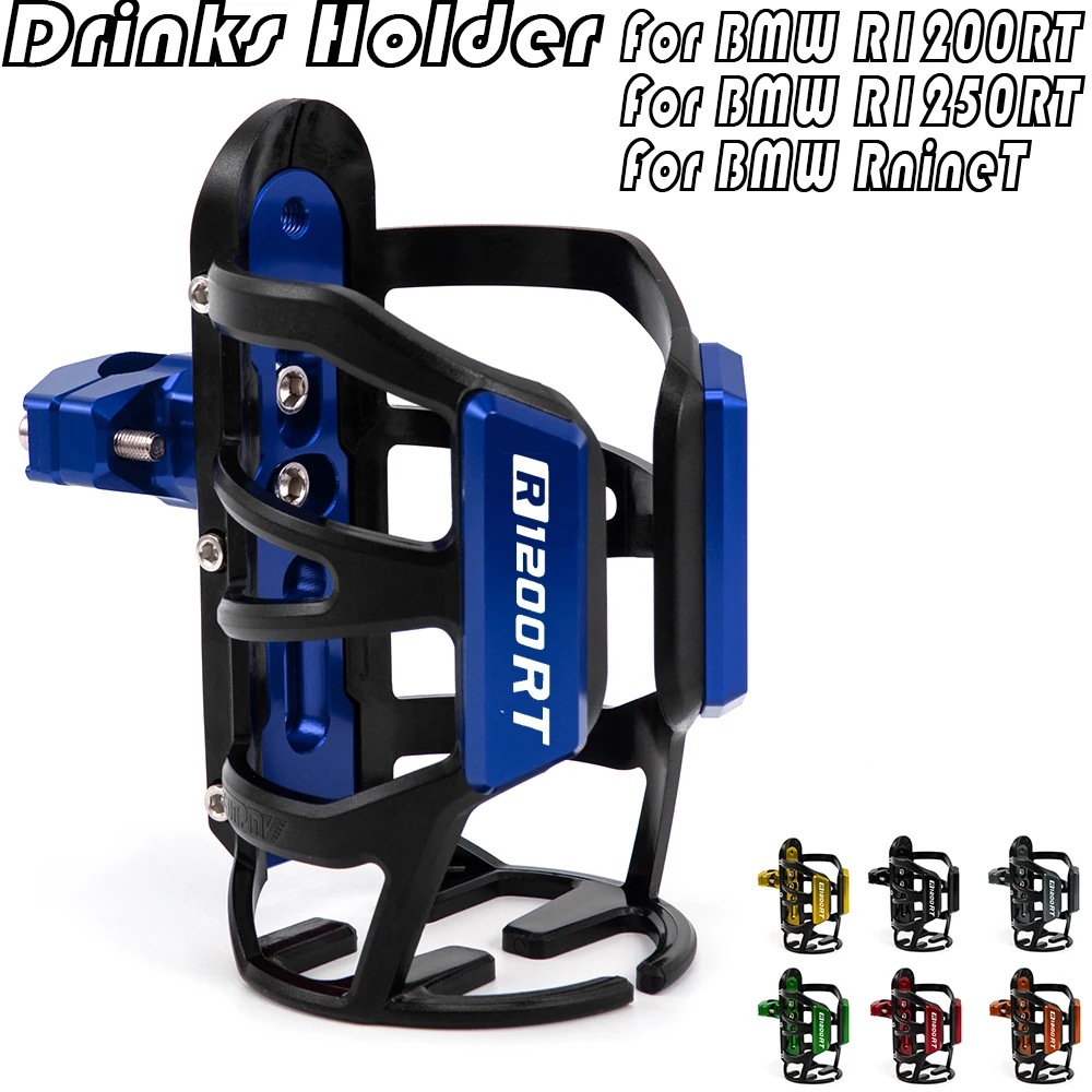 

For BMW R 1250 RT R1250RT R 1200 RT R1200RT R nineT RnineT Motorcycle Beverage Water Bottle Cage Drinks Holder Water Cup Holder