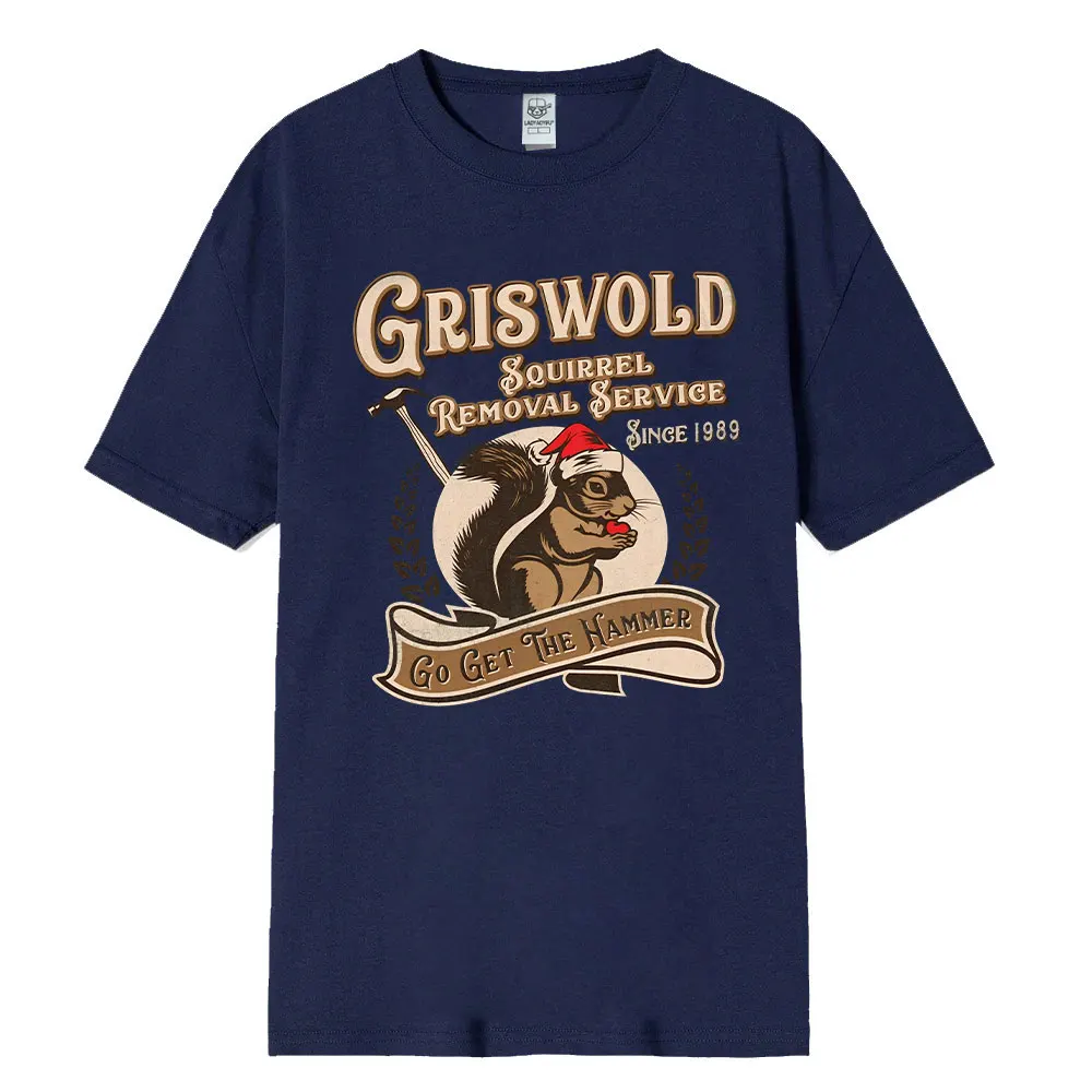 Griswold Squirrel Removal Service Unisex Men T-Shirt Funny Christmas Vacation Tee Holiday Movie Shirt Clark Griswold Gift
