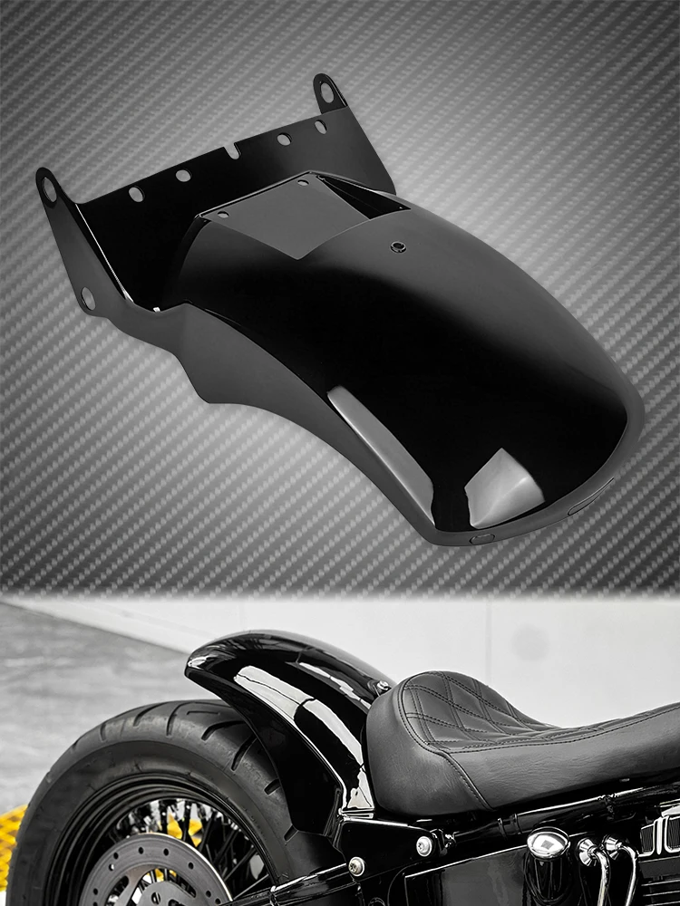 Motorrad-Hinterradkotflügel-Spritzschutz-Schutzabdeckung für Harley Softail Fat Boy Street Bob Standard Slim Heritage FXLR 2008-2017