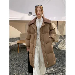 2024 New Women Jacket Winter Parka Down Cotton Jackets Loose Thick Warm Parkas Casual Long Coat Waterproof Snow Wear Puffer Outw