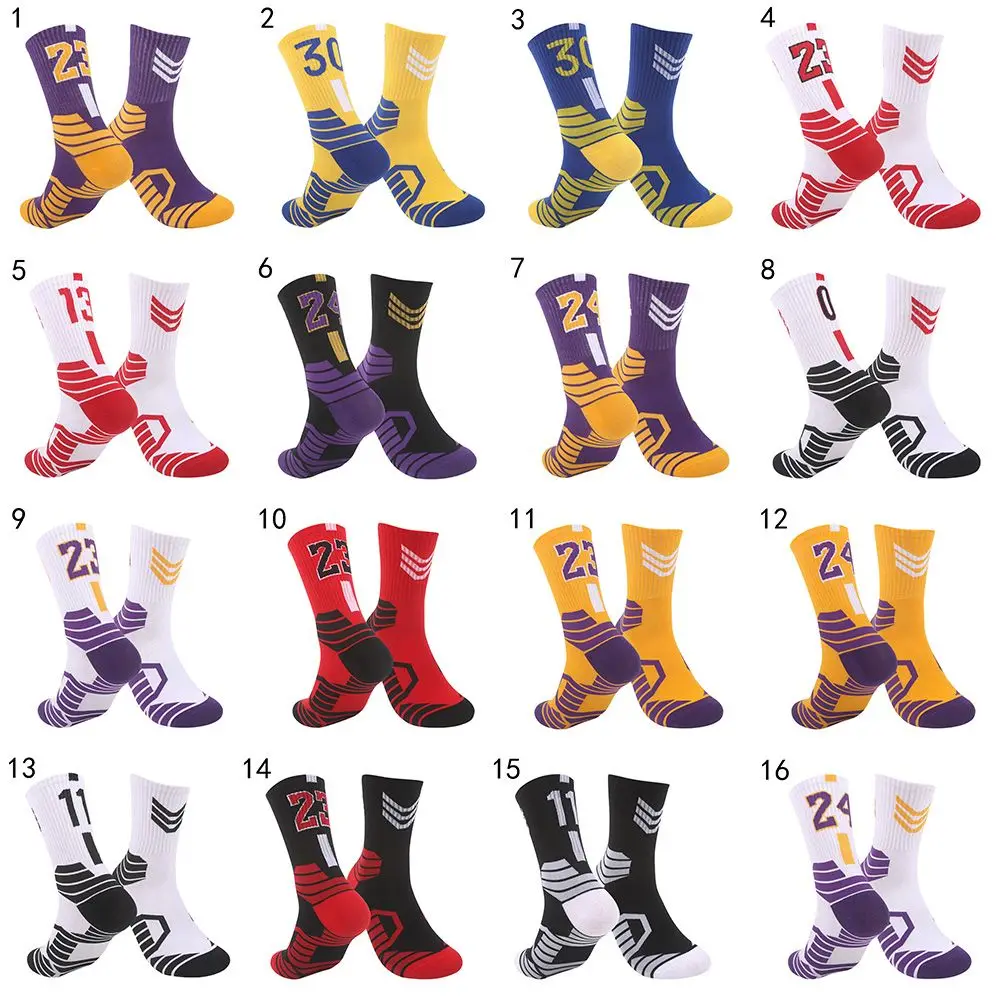 Professional Basketball Socks Sport For Kids Men Outdoor Cycling Running Fast-drying Breathable Adult Non-Slip Sportswear