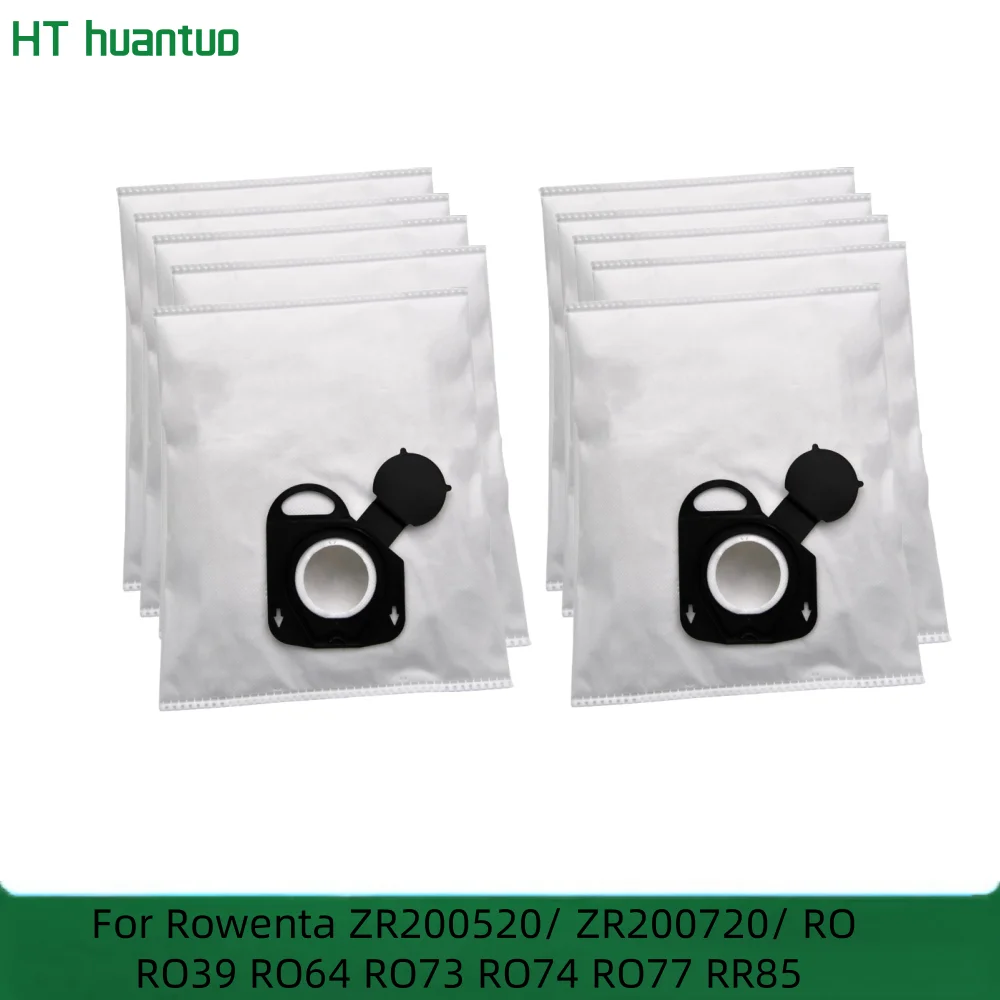 

Vacuum cleaner non-woven dust bag garbage bag for Rowenta ZR200520/ZR200720/RO RO39 RO64 RO73 RO74 RO77 RR85 series