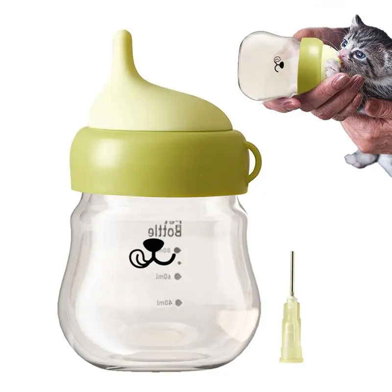 Cat Feeding Bottle Animals Nursing Bottle Anti Choking Pet Bottle Cat Baby Nursing Feeder Adjustable Anti Slip Kitten Milk