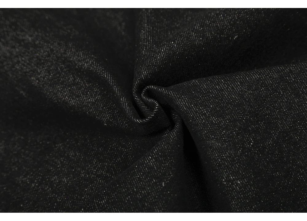 Herren Vintage-Jeansjacke mit Flugzeug-Schnalle, Türkis-Knopf-Mantel, lässige amerikanische Retro-Streetwear, schwarze kurze Oberbekleidung – Detail 15