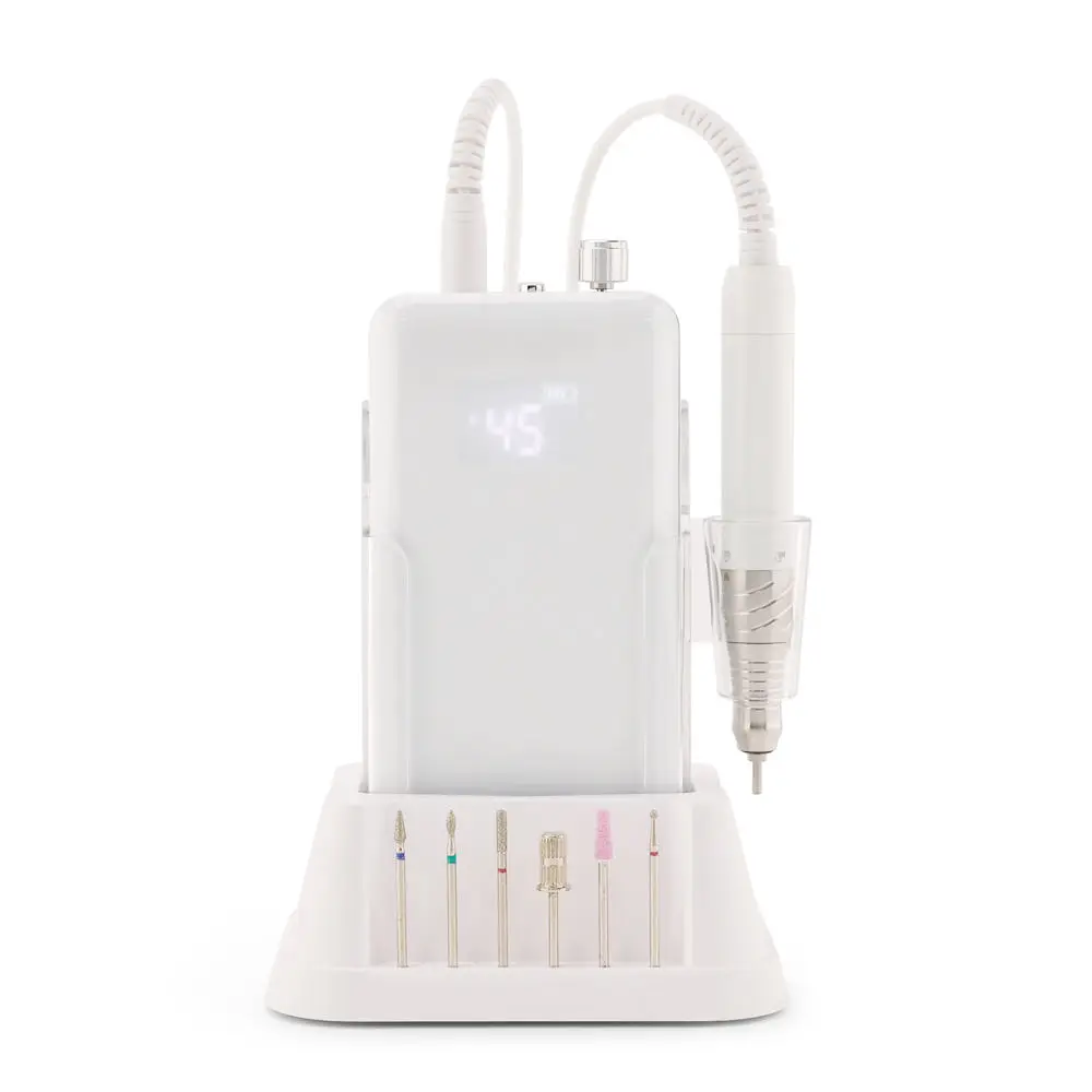 

2025 New Technology 45,000 RPM Durable Die - Cast Aluminum Brushless Nail Drill with Full - Coverage Nail Salon Screen