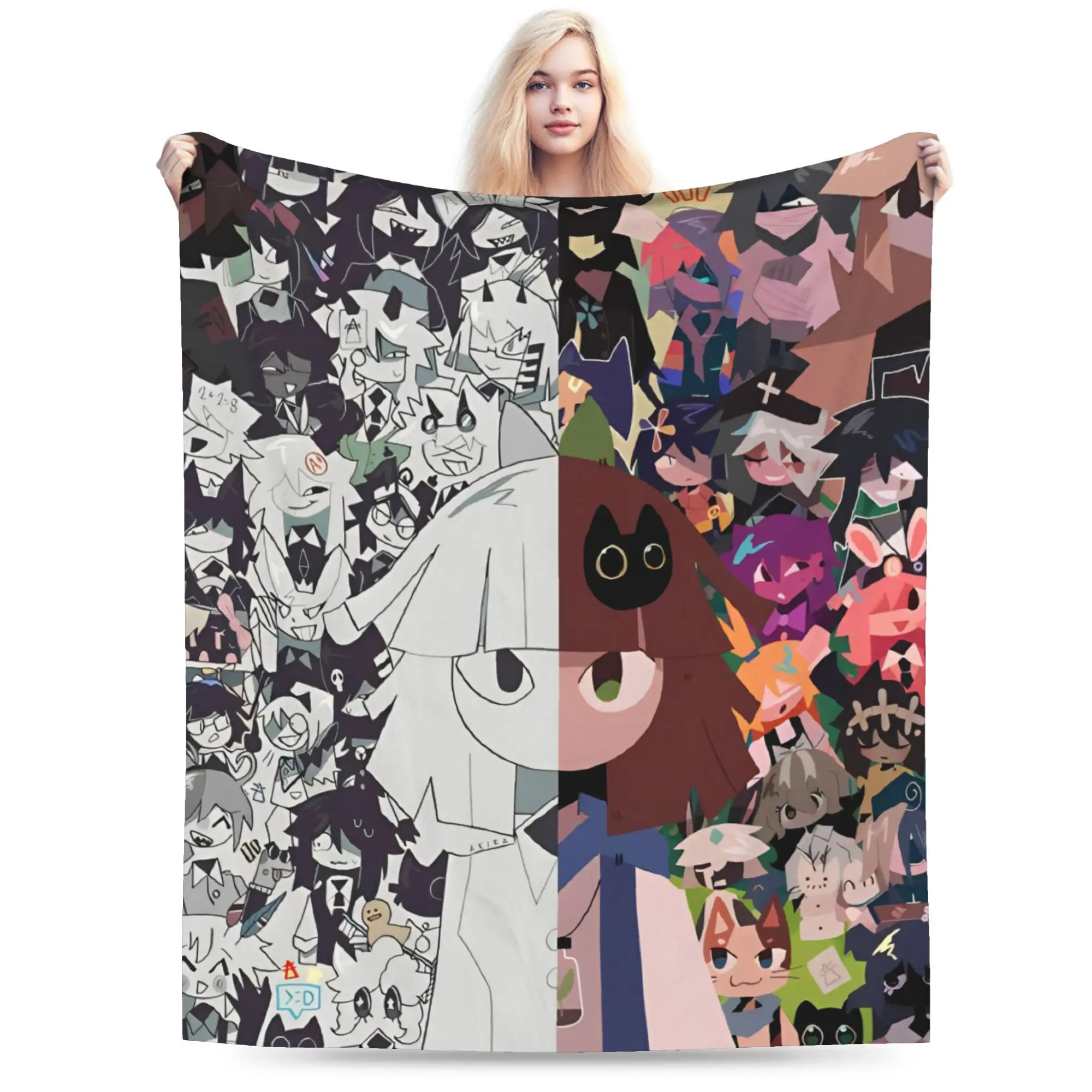 Fundamental Paper Education Anime Blanket Soft Fleece Cute Gifts  Throw Blankets Rug Piece