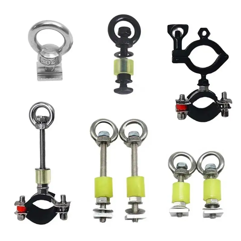 

M8 Stainless Steel Shovels Mount for Platform Roof Rack ,Traction Board Bracket,Round Pipe Support, Expand Accessories, M8 Screw