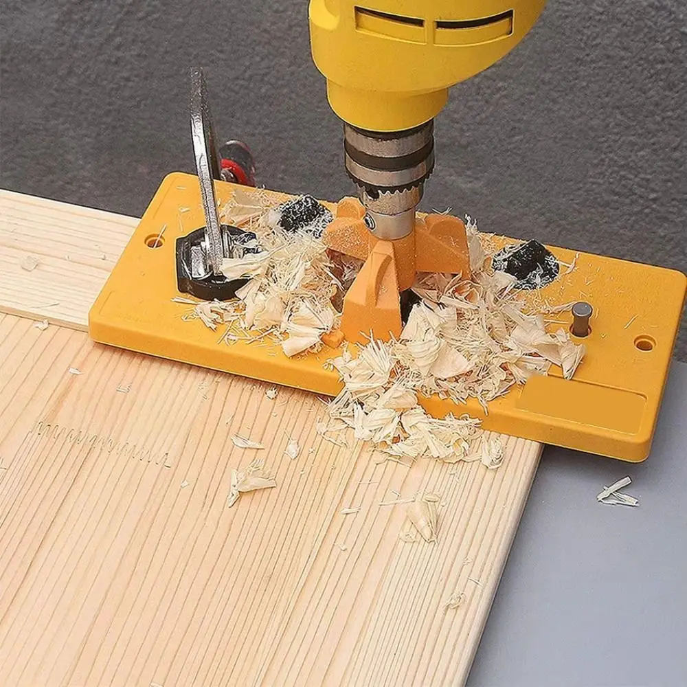 Drilling Hinge Hole Tool Kit Positioning Cup Style Boring Guide Hinge Hole Locator Door Hole Template Hinge Jig Woodworking
