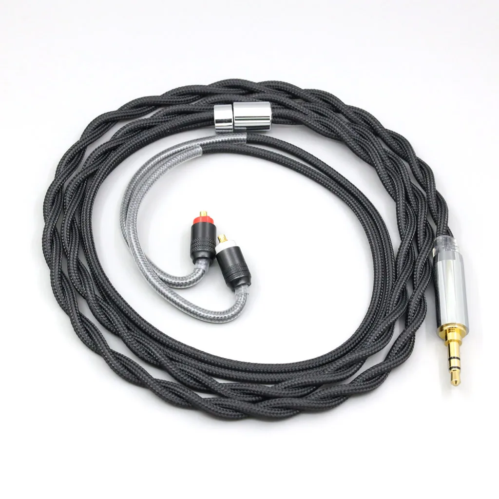 ナイロン 99% 純銀パラジウムグラフェンゴールドシールドイヤホンケーブルソニー XBA-H2 XBA-H3 xba-A3 xba-A2 8297