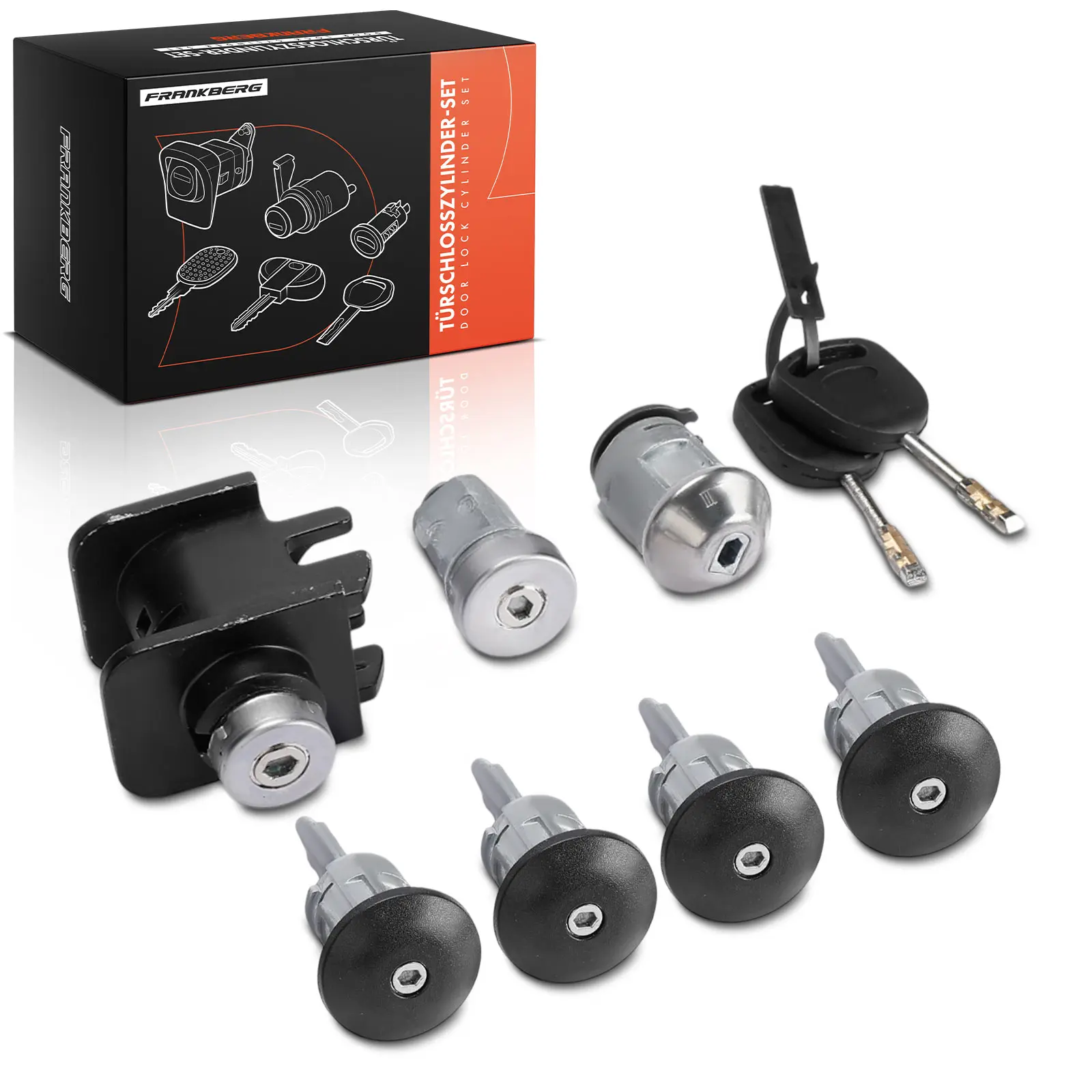 Frankberg 7x gesloten cilinder voertuigdeur voor Ford Transit Bus Box 1C1AV22050BA 4359018