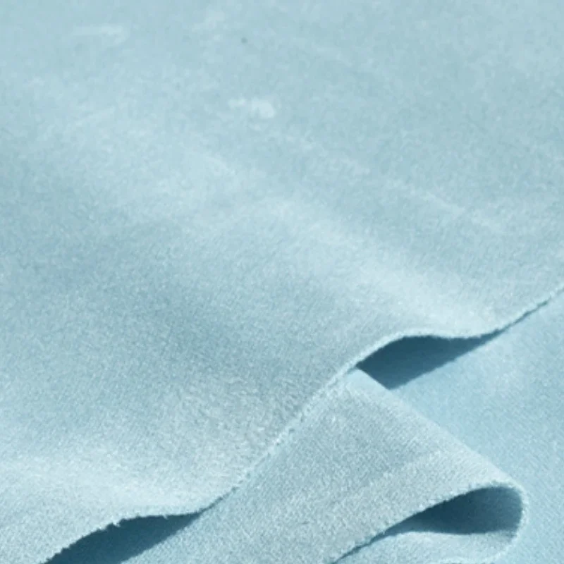 Thickened Suede Fabric Woolen Imitation Deer Fur for Diy Sewing Coat Autumn Winter Windbreaker Coat Cloth By The Meter