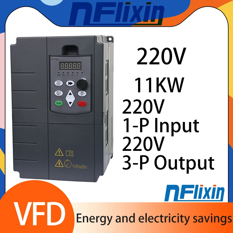 220V Input to 220V 3phase output Frequency Inverter 11KW-45KW Frequency Inverter of High Performance for three phase motor