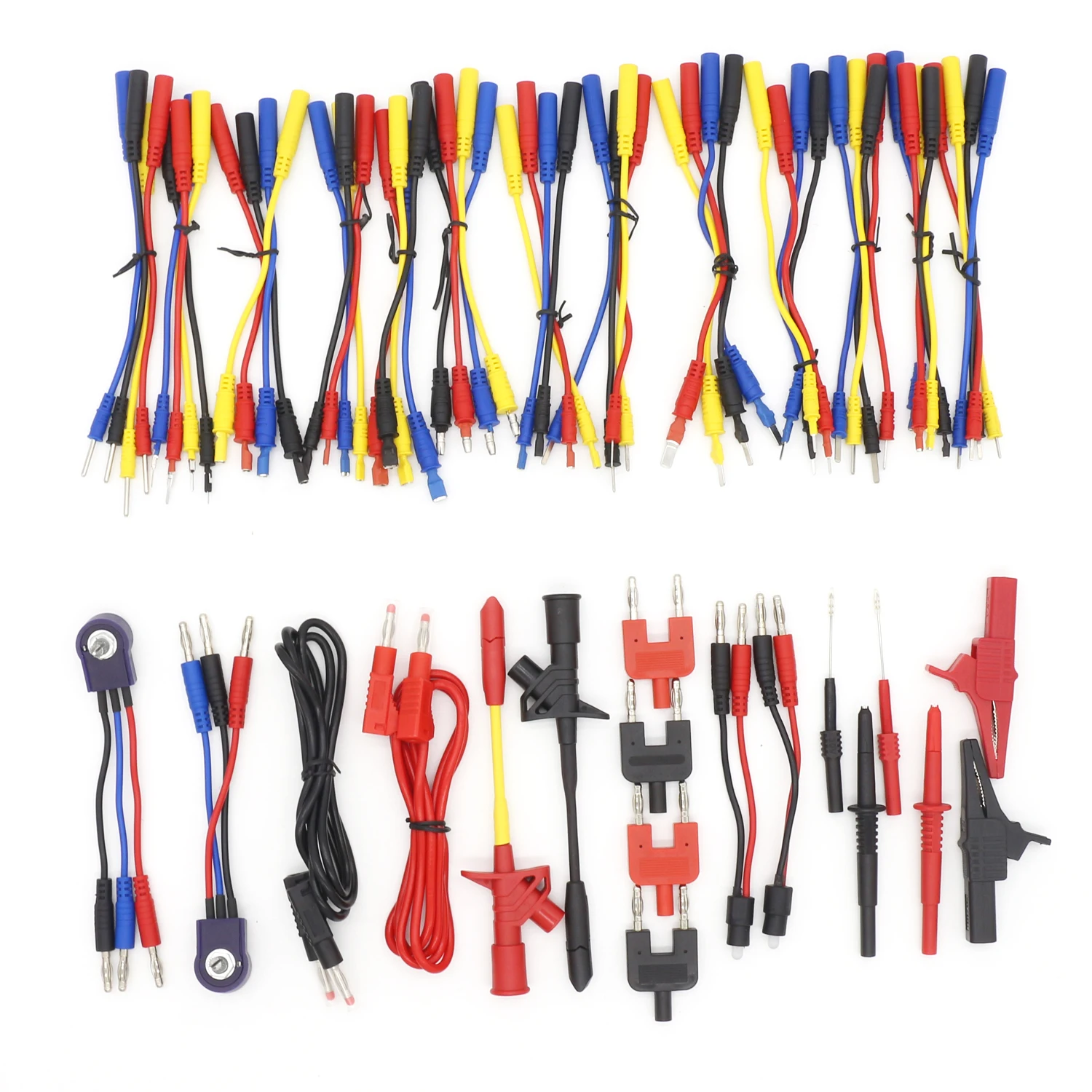 Kit de cables de prueba de coche de alta calidad, caja de conexiones de prueba Universal, herramienta de reparación de automóviles, sonda multímetro, 70 Uds.