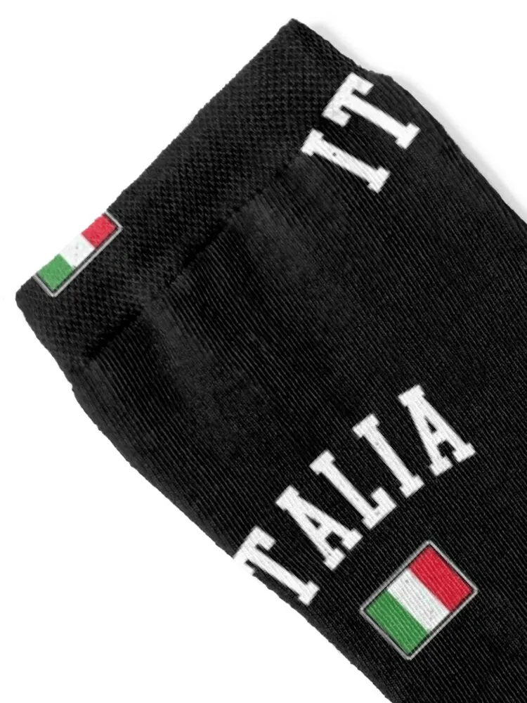 Italia Italian flag Italy gift Italian Socks winter gifts japanese fashion with print snow Ladies Socks Men's