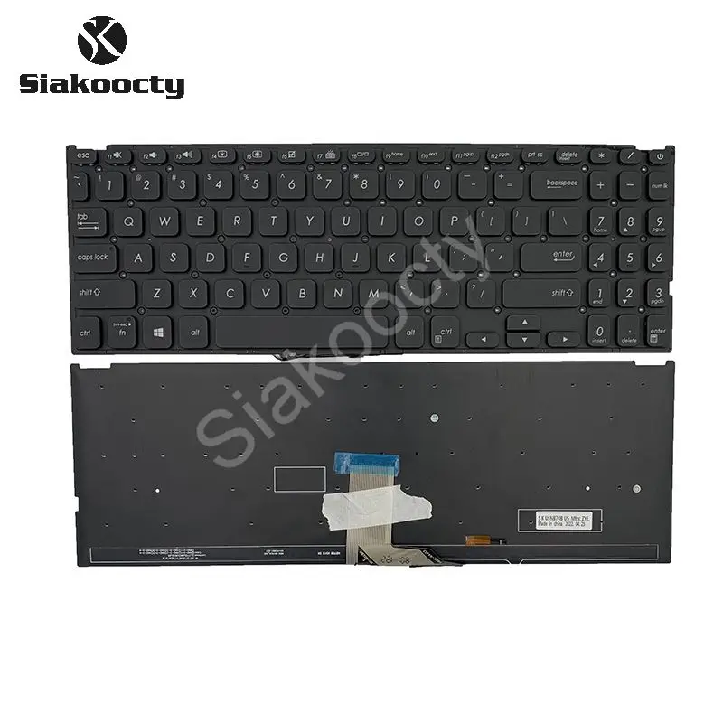 

For ASUS Vivobook X512 X512D X512DA X512F X512FA X512U X512UA X512UB US English Laptop Keyboard with Backlight