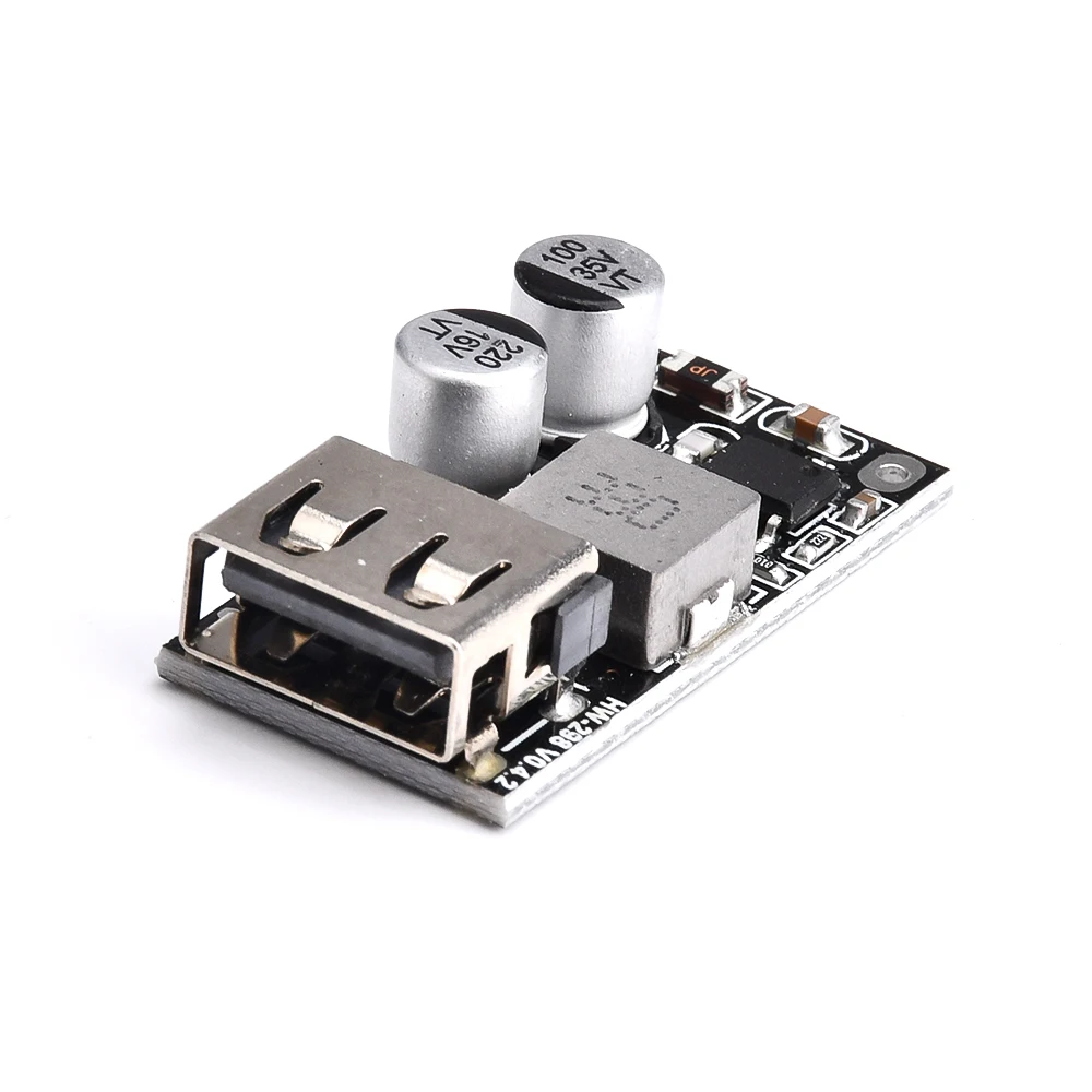 Módulo conversor step-down DC-DC: 12V/24V para QC3.0 Módulo de fonte de alimentação step-down 8V-30V Módulo Buck de entrada