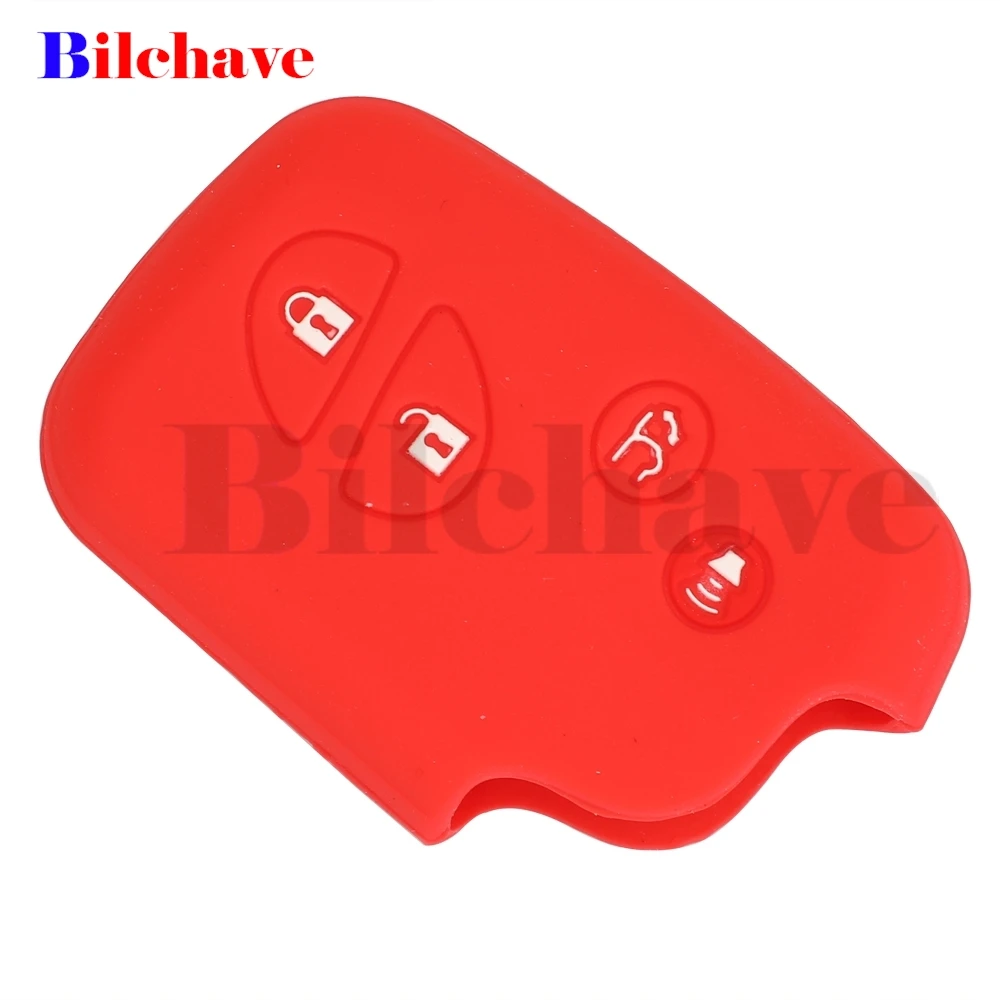 jingyuqin 4 Buttons For Lexus IS250 ES240 ES350 RX270 RX350 RX300 Fob Remote Silicone Rubber Car Key Cover Case Keyless Holder