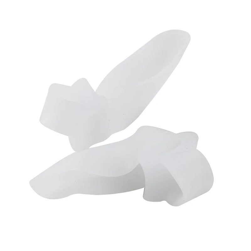 =Silicone Gel Bunion Toe Separator Spreader Eases Pain Foot Hallux Valgus Correction Massage Pedicure Tools