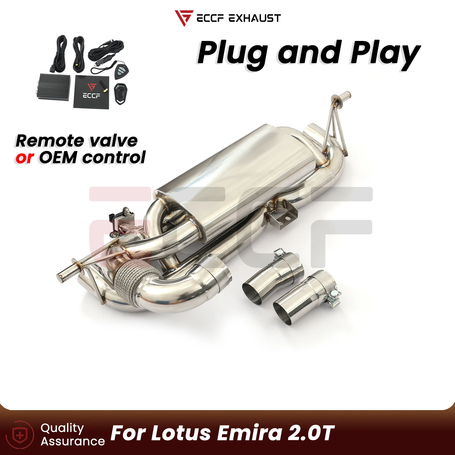 

Sporty Stainless steel Catback Exhaust system FOR Lotus Emira 2.0T Aggressive Exhaust Sound Plug and Play Performance Upgrade
