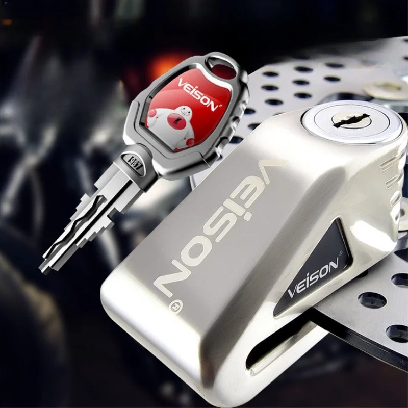 Disc Brake Lock, Special Anti-Theft Lock for Motorcycles, Brake Disc Lock for Motorcycles, Electric Bikes and Bicycles