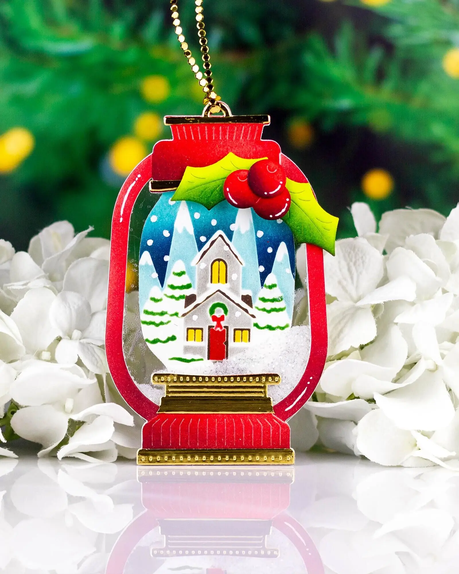 أغسطس 2025 أضواء عيد الميلاد قطع معدنية يموت واضح Stamps Stencil الساخن احباط DIY بها بنفسك سجل القصاصات الحرفية الديكور النقش #2