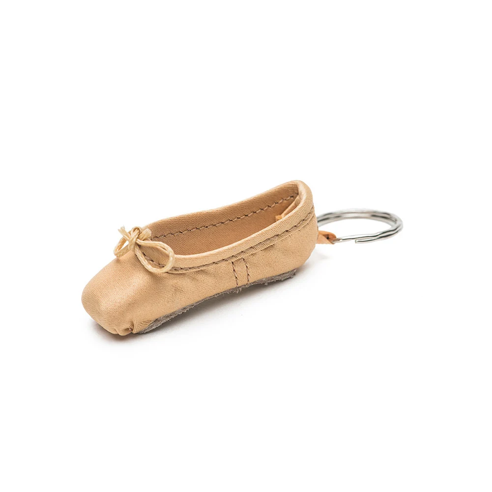 Handmade Mini Satin Pointe Shoes Keyring Ballet Shoe Keychain Ballet Accessories Ballet Charm Chain Bag Pendant Christmas Gift