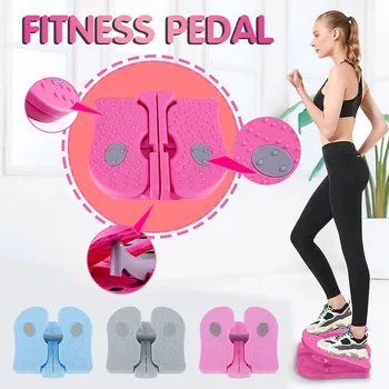 Mini stepper home silent weight loss machine folding foot pedal multi-function fitness equipment stovepipe machine